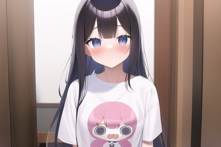 kawaii cute girl t-shirt s-3241024717